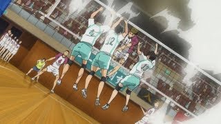 Haikyuu  Shiratorizawa vs Aoba Johsai [upl. by Nylsaj]