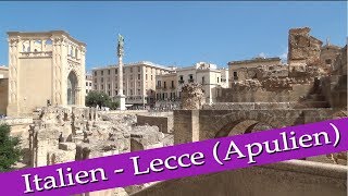 Italien  Urlaub in Apulien  Lecce [upl. by Yemrots]