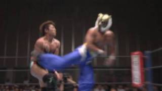 20090603 BEST OF THE SUPER Jr ABLOCK TIGER MASK vs MILANO COLLECTION AT [upl. by Okiman]