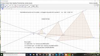 GeoGebra  Homotetias [upl. by Einhapets]