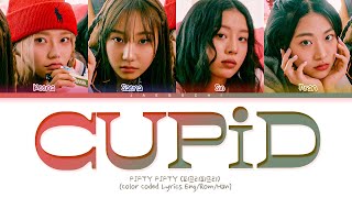 FIFTY FIFTY Cupid Lyrics 피프티피프티 Cupid 가사 Color Coded Lyrics [upl. by Lindsay]