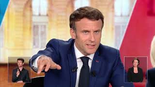 Macron traite Le Pen de quotclimatosceptiquequot elle lui répond quil est quotclimatohypocritequot [upl. by Body]