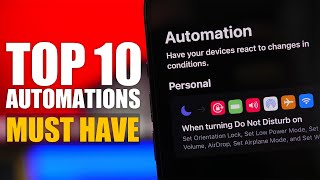 TOP 10 iPhone Automations You MUST HAVE  iOS 15 [upl. by Bethesde]