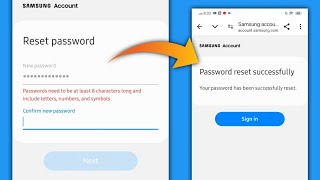 Fix Samsung Passwords need to be at least 8 characters long andinclude letters numbers and symbols [upl. by Nnyrat]