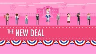 The New Deal Crash Course US History 34 [upl. by Tomkiel]