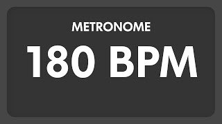 180 BPM  Metronome [upl. by Salangia]