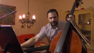 Smetana  Verkaufte Braut  Double Bass excerpt  Felix F J Maiwald [upl. by Ahsiemat]