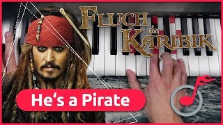 Fluch der Karibik Hes a Pirate  Klavier lernen [upl. by Elleiand905]