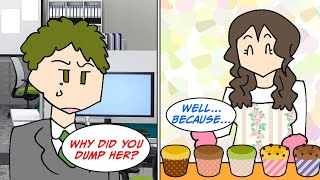 Why my colleague rejected the new cute employee Manga Dub [upl. by Magulac]