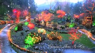 Christmas Time Is Here  Free Stock Footage Video Animation Loop [upl. by Ahtelrac]