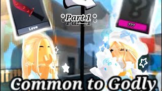 TRADING COMMON TO GODLY IN MM2 ROBLOX Part 1 [upl. by Adolph]