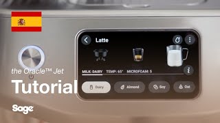 the Oracle™ Jet  Consigue microespuma sedosa con la tecnología Auto MilQ™  Sage Appliances ES [upl. by Yerrot828]