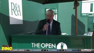 Open Championship Starter Is Master Of Announcing [upl. by Anitirhc]