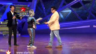 Week 8  Sajid does the robotic dance with Kiku [upl. by Ettigdirb]