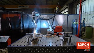 Lorch Cobot Welding Solutions with multifunctional flange and QuickPoints Jorado  EN [upl. by Johm]