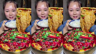 Lets Eat Show Spicy Hot Pot Chinese Food Compilation Eating Show [upl. by Fuld]