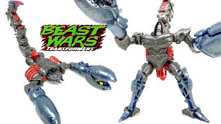 Transformers Beast Wars VINTAGE 2021 Reissue SCORPONOK Review [upl. by Tiffy]