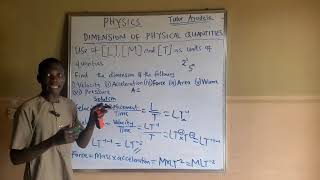 Dimensions of Physical Quantities Explained  Physics Tutorial [upl. by Maurreen]