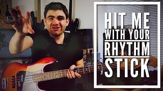 How To Play Hit Me With Your Rhythm Stick Updated Lesson [upl. by Annayat]