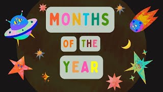 Months of the Year Song  Nursery Rhymes and Kids Songs [upl. by Rowney]