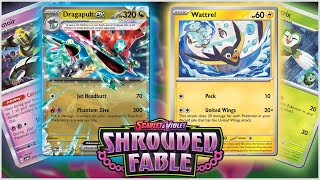 Dragapult Tears Through United Wings Pokemon TCG Tabletop Shrouded Fable [upl. by Reich]