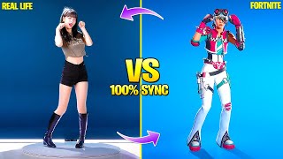 FORTNITE DANCES IN REAL LIFE No Tears Shimmy Wiggle Tiktok and Icon Series Dances [upl. by Ryder769]