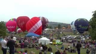 HD1080 Mass Ascent PM  Bristol International Balloon Fiesta 2014 [upl. by Bosson888]