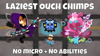 Laziest Ouch Chimps Black Border Update 44 No Micro No abilities [upl. by Eniloj]