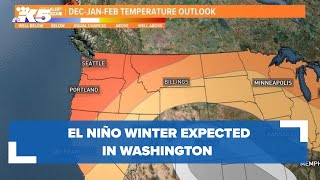 NOAA winter forecast 202324 El Nino expected in Washington [upl. by Caraviello]