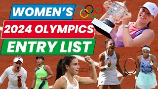 2024 Olympics  Womens Entry List [upl. by Anem]