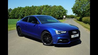 Audi A5 Black edition PLUS in Sepang Blue with 19inch Speedline wheels [upl. by Nnaeirb]