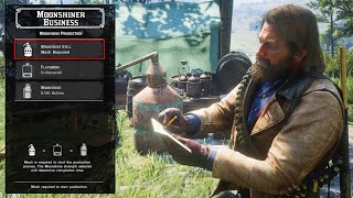 ACHETER ET GÉRER UNE DISTILLERIE CLANDSTIN   RED DEAD REDEMPTION 2 [upl. by Marlea]