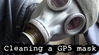 How to clean a GP5 gas mask after purchase [upl. by Ferrigno99]