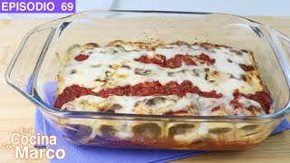 Canelones receta italiana paso a paso  Cannelloni de carne facil [upl. by Colan424]