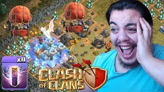 DEV EJDERHAYA BUZ GOLEMİ ATTIM Güncelleme Clash of Clans [upl. by Lawson149]