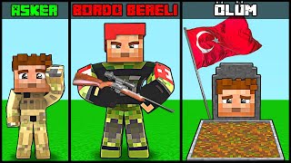 BORDO BERELİ ALİNİN HAYATI 😱 Minecraft [upl. by Yelats]