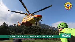 Soccorso alpino in montagna usare la testa [upl. by Yi119]