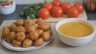 Boulettes de pommes de terre au fromage rapide et facile [upl. by Atival]