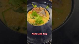 Potato Lentil Soup food lentilrecipe lentilsoup potatosoup cookingrecipes [upl. by Ayotahc]