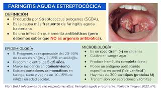 SEMIOLOGÍA  SÍNDROME FARÍNGEO FARINGITIS ODINOFAGIA Y EXUDADO [upl. by Anelrats]