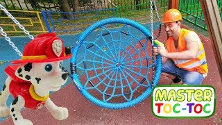 Master TocToc №14  Vidéo pour enfants de la Pat Patrouille Sur le balançoire [upl. by Kilmarx]