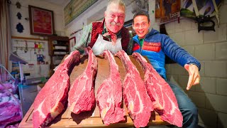 Italian Steak Buffet  All You Can Eat 🥩 Meat Italy’s King of Beef  Dario Cecchini [upl. by Yrtua]