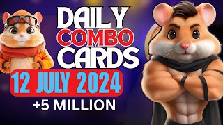 12 July Hamster Kombat Daily Combo Today Hamster Kombat Daily Combo 12 July [upl. by Yk687]