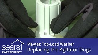 How to Replace the Agitator Dogs on a Maytag Vertical Modular Washer VMW [upl. by Ahsata]