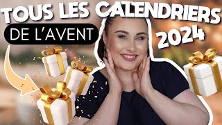 TOUS LES CALENDRIERS DE LAVENT BEAUTE 2024 [upl. by Carlotta]