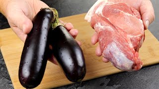 Бабушка научила готовить ТОЛЬКО ТАК quotМясо с баклажанамиquot Уж очень Вкусное [upl. by Sulamith]