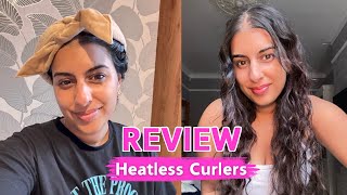 Testing Heatless Hair Curlers on Thin Hair  Not What I Expected 😬 [upl. by Mohandis]