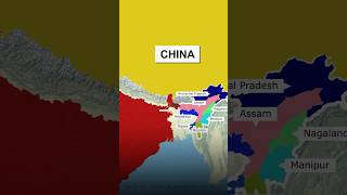 Seven sisters of India northeast state geography maps animation upscexam [upl. by Adnocahs674]