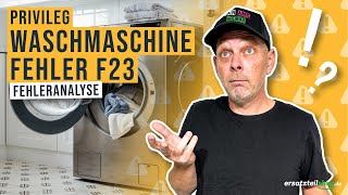 Privileg Waschmaschine Fehler F23 [upl. by Asusej728]