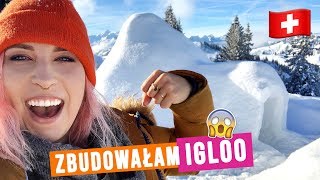 Zbudowałam IGLOO Z MAMĄ w Alpach 😱 Nakręcone Smakiem 1  Agnieszka Grzelak Vlog [upl. by Ellessig]